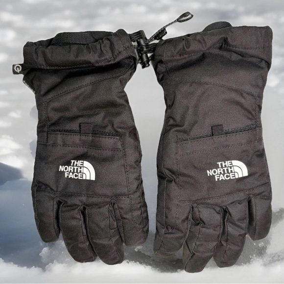 The North Face Gloves Youth Junior Size Small Black Insulated Winter Futurelight - Picture 1 of 10